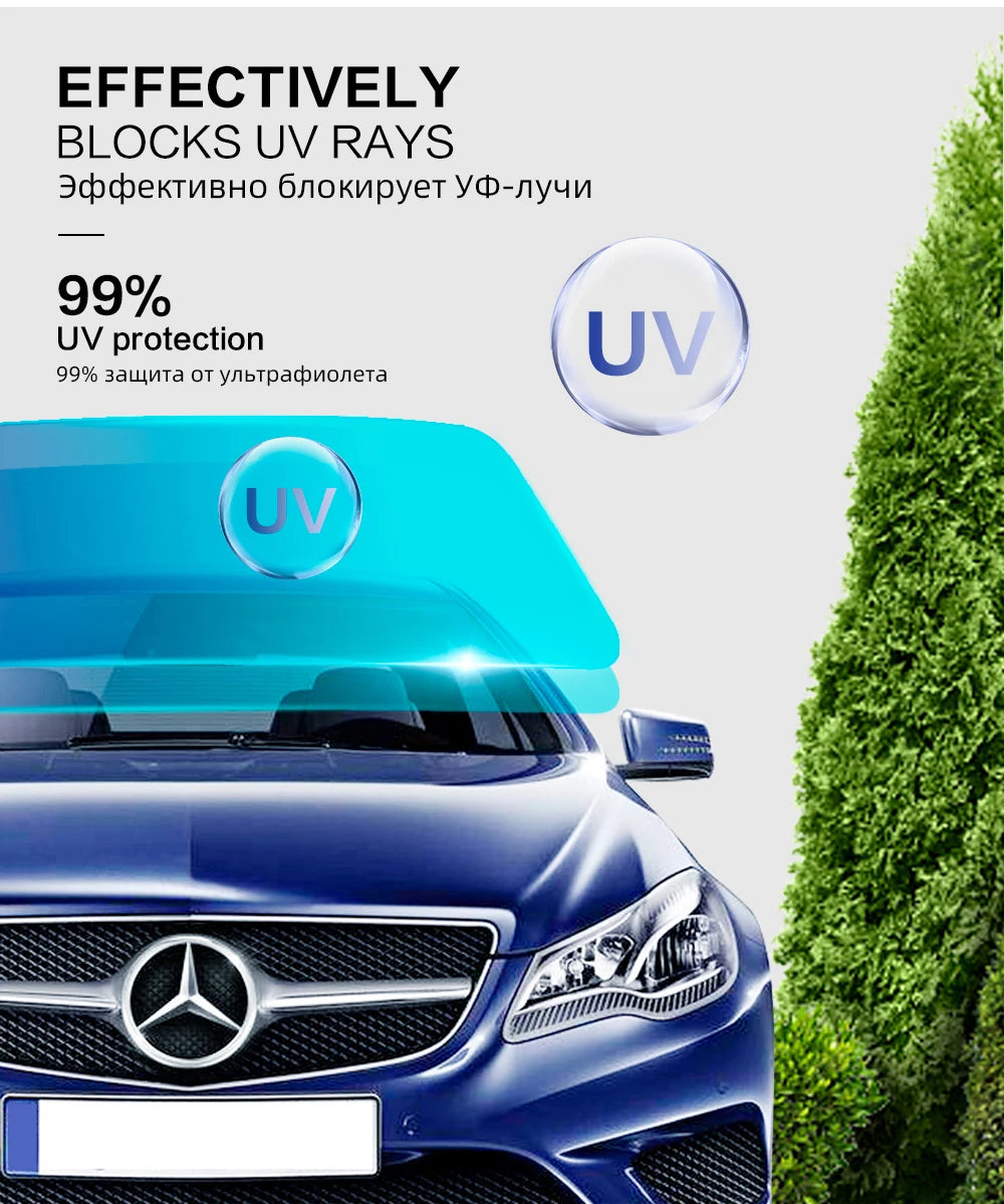 Car Window Tint Film – Solar UV Blocking Privacy Shade for Auto Heat Protection