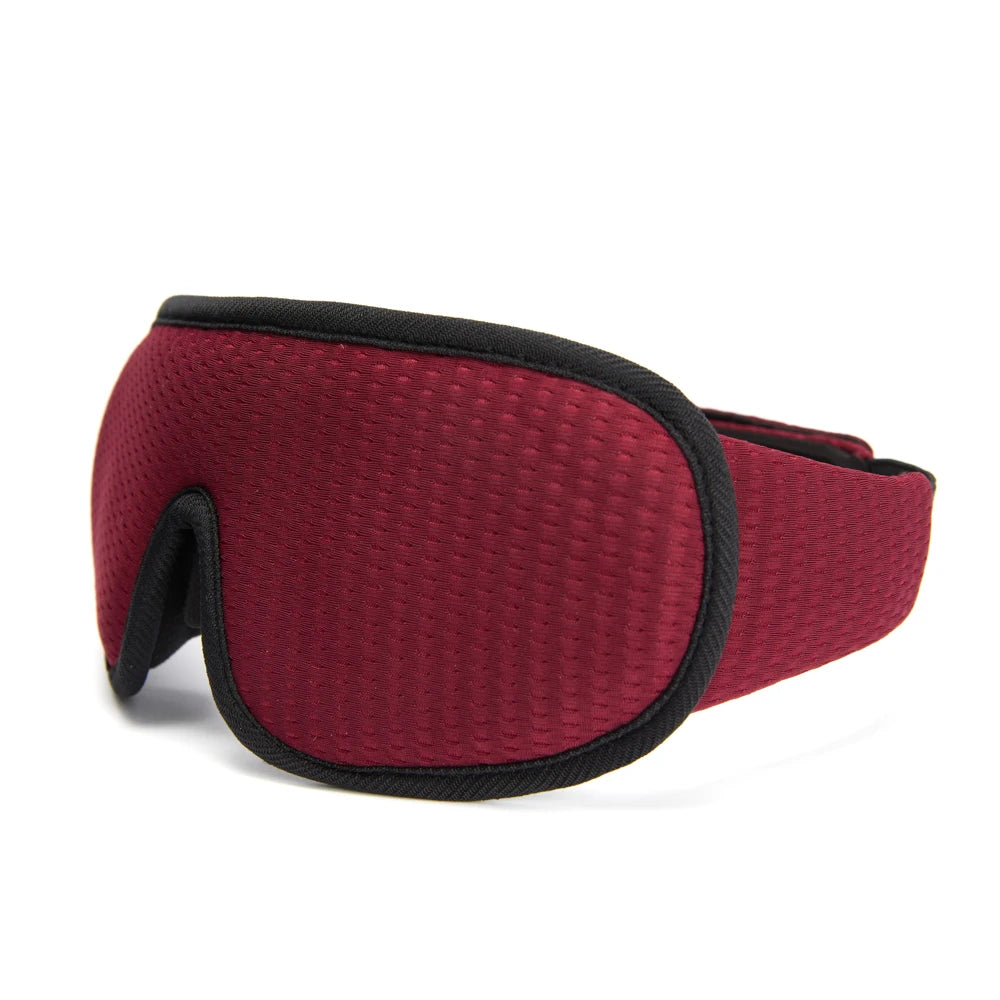 Soft 3D Contoured Eye Mask – Breathable Light Blocking for Travel Sleeping