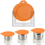 Silicone Pet Food Can Lids and Spoon – Airtight Seal for Dog and Cat Storage