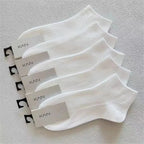 Cotton Ankle Socks – Invisible Sweat-Absorbent Socks for Women EU 36-42