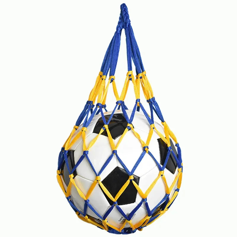 Nylon Ball Storage Bag – Portable Mesh Carry Holder for Soccer and Sports