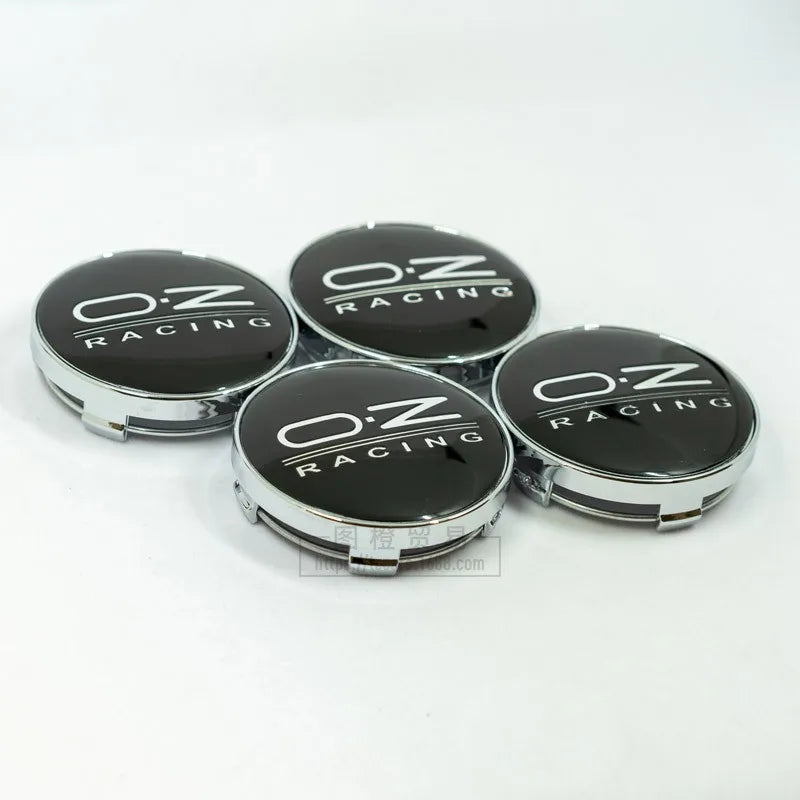 60mm OZ Racing Wheel Center Caps – Adhesive Emblem Badges for Car Styling