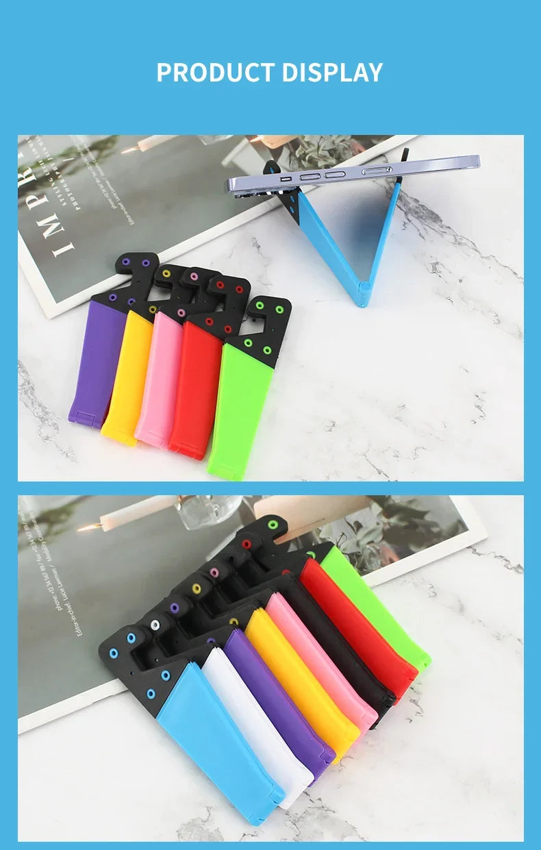 Foldable Desk Phone Holder – Adjustable Mount Stand for Tablets and Smartphones