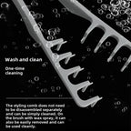 Wide-Tooth Volumizing Comb – Fluffy Texture Tool for Men Hair Styling