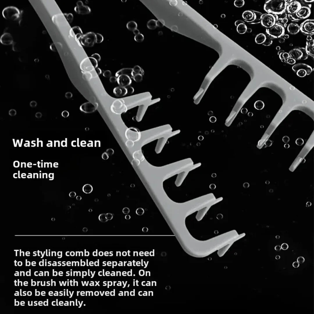 Wide-Tooth Volumizing Comb – Fluffy Texture Tool for Men Hair Styling
