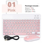 Wireless Bluetooth Keyboard and Mouse Set for iPad and Android Tablets