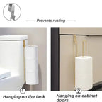 Wall Mounted Paper Towel Holder – Adhesive Bathroom Kitchen Organizer