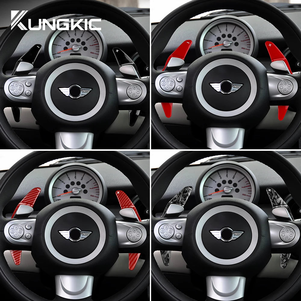 Steering Wheel Paddle Shifters – Aluminum Extensions for MINI Cooper S JCW