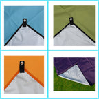 Waterproof Camping Tarp – Sun Shade Canopy for Outdoor Hiking Survival