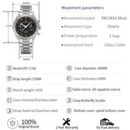 Pagani Design Moon Chronograph – Retro Sports Quartz Watch for Men