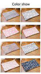 Thick Flannel Pet Mat – Soft Warm Sleeping Cushion for Small Dogs and Cats