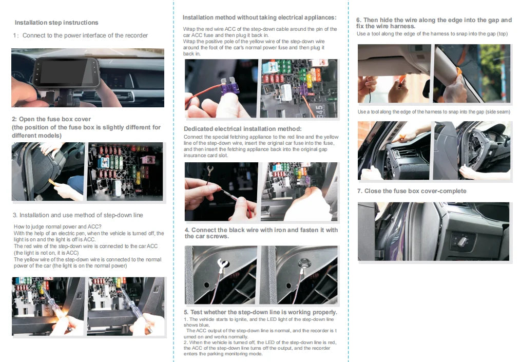 4-Channel Dash Cam – 360° WiFi Video Recorder for 24H Car Parking Surveillance