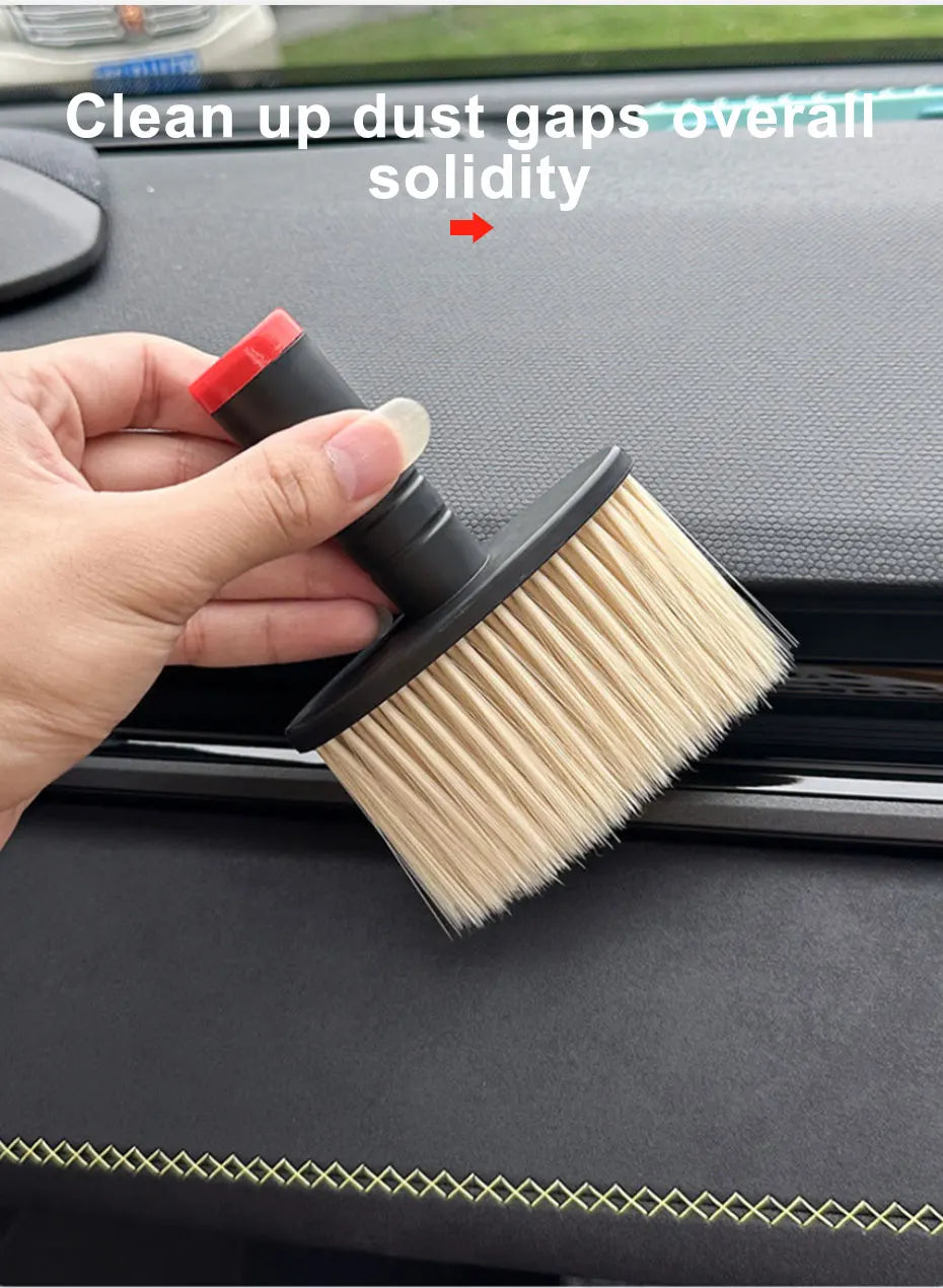 Soft Bristle Cleaning Brush – Dust Removal Tool for Car Interior Detailing