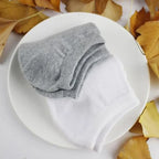 Breathable Cotton Ankle Socks – Solid Color Athletic Wear for Women