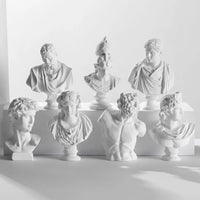 Mini Greek Mythology Bust – Plaster Sculpture for Art Drawing Practice
