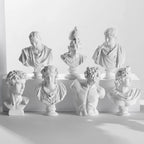 Mini Greek Mythology Bust – Plaster Sculpture for Art Drawing Practice