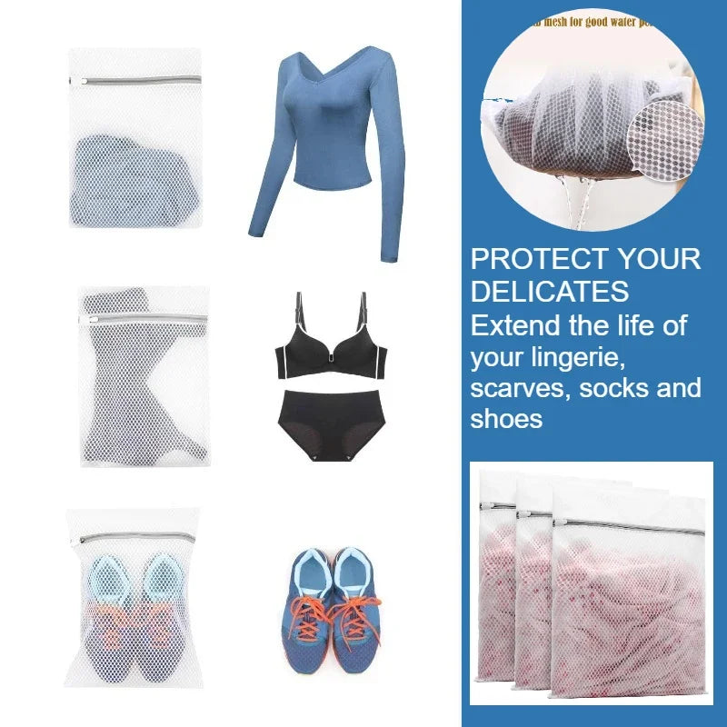 Honeycomb Mesh Laundry Bags – Durable Net Fabric for Delicates and Travel