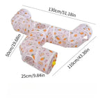 Foldable Pet Play Tunnel – Interactive Drill Barrel for Cat Training