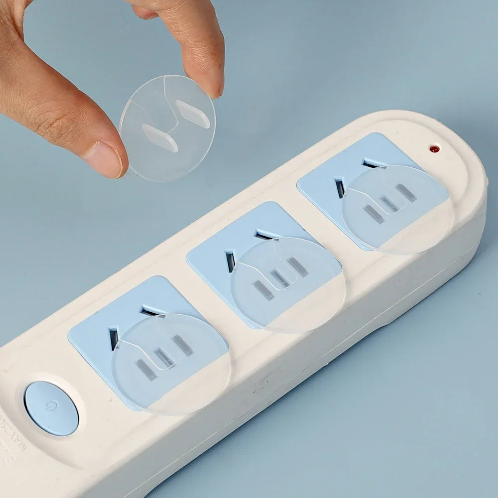 Clear Childproof Outlet Covers – Baby Safety Electrical Socket Protectors for Home