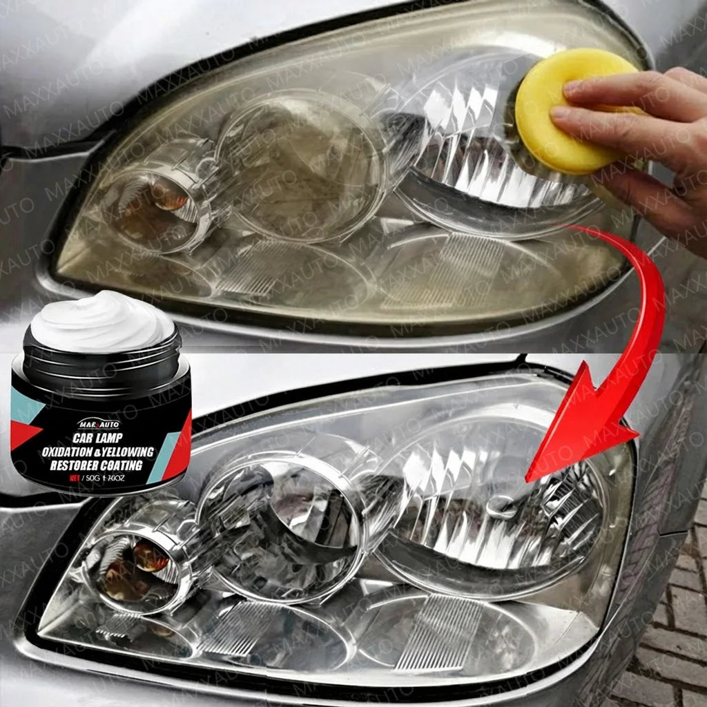 Car Headlight Restoration Kit – Oxidation Remover for Headlamp Repair