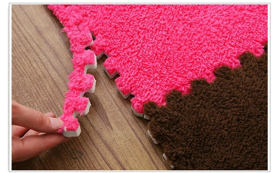 Soft Foam Patchwork Play Mats – Interlocking Carpet Tiles for Kids Rooms