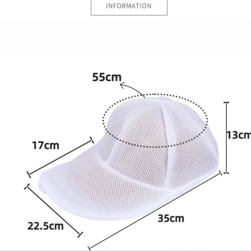 Baseball Cap Washing Bag – Anti-Deformation Mesh Cage for Laundry Care