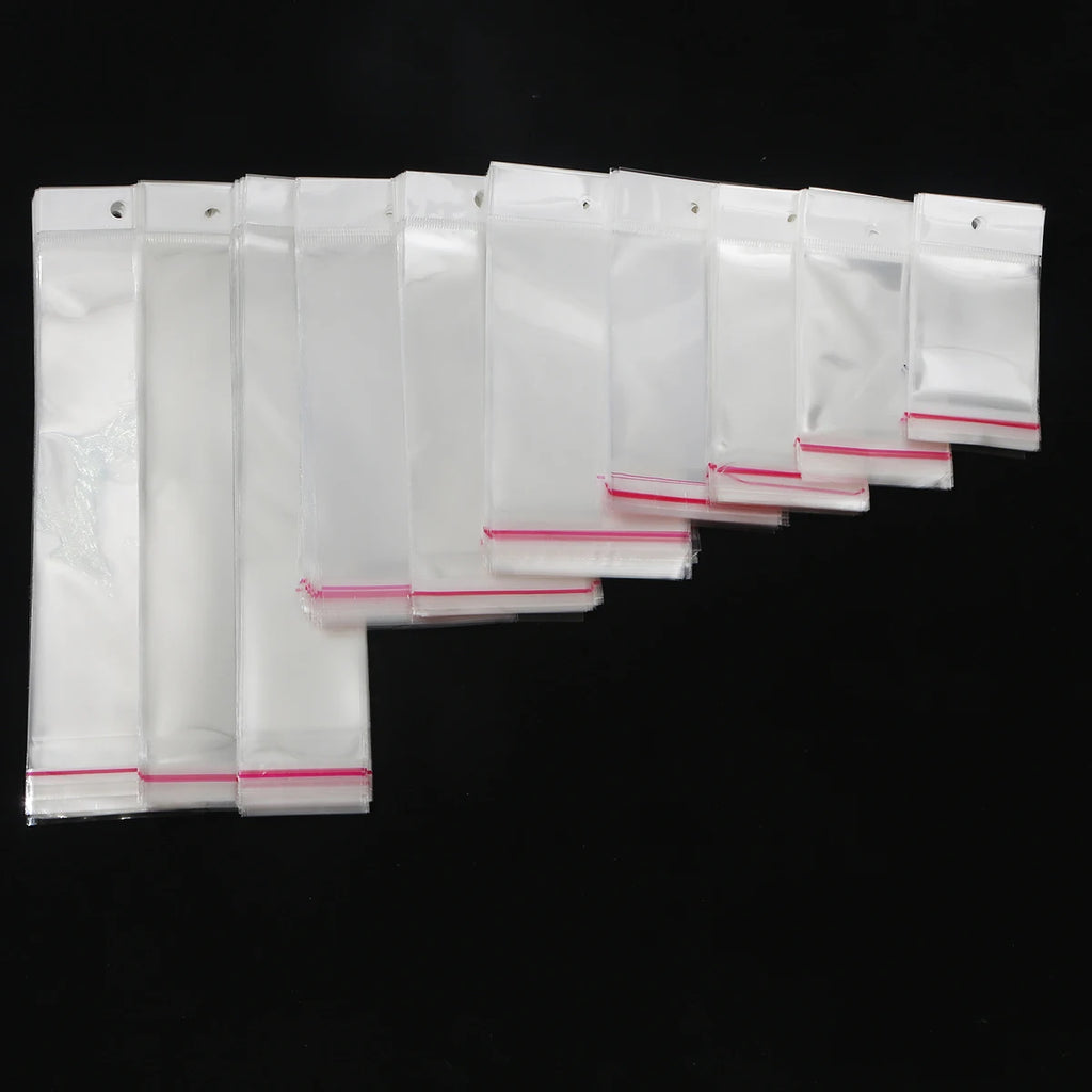 Self-Sealing Cellophane Bags – Transparent Adhesive Packaging for Gifts and Treats