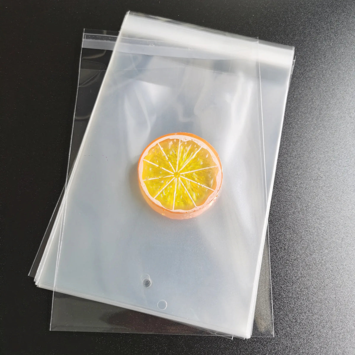 Matte Transparent Cellophane Bags – Self Sealing Pouches for Cookies and Jewelry