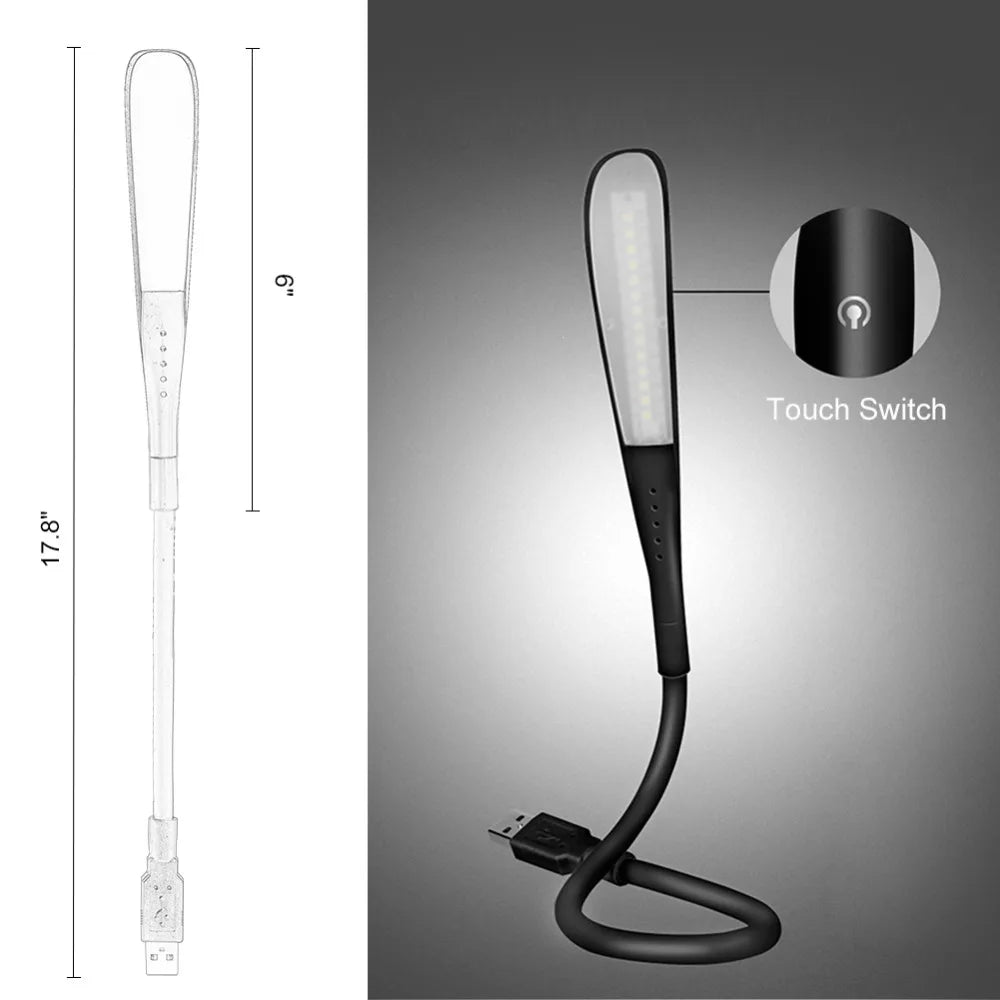 Portable Mini LED USB Light – Touch Sensor Lamp for Laptops and Power Banks