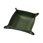 Folding Leather Storage Tray – Nordic Desktop Organizer for Jewelry and Keys