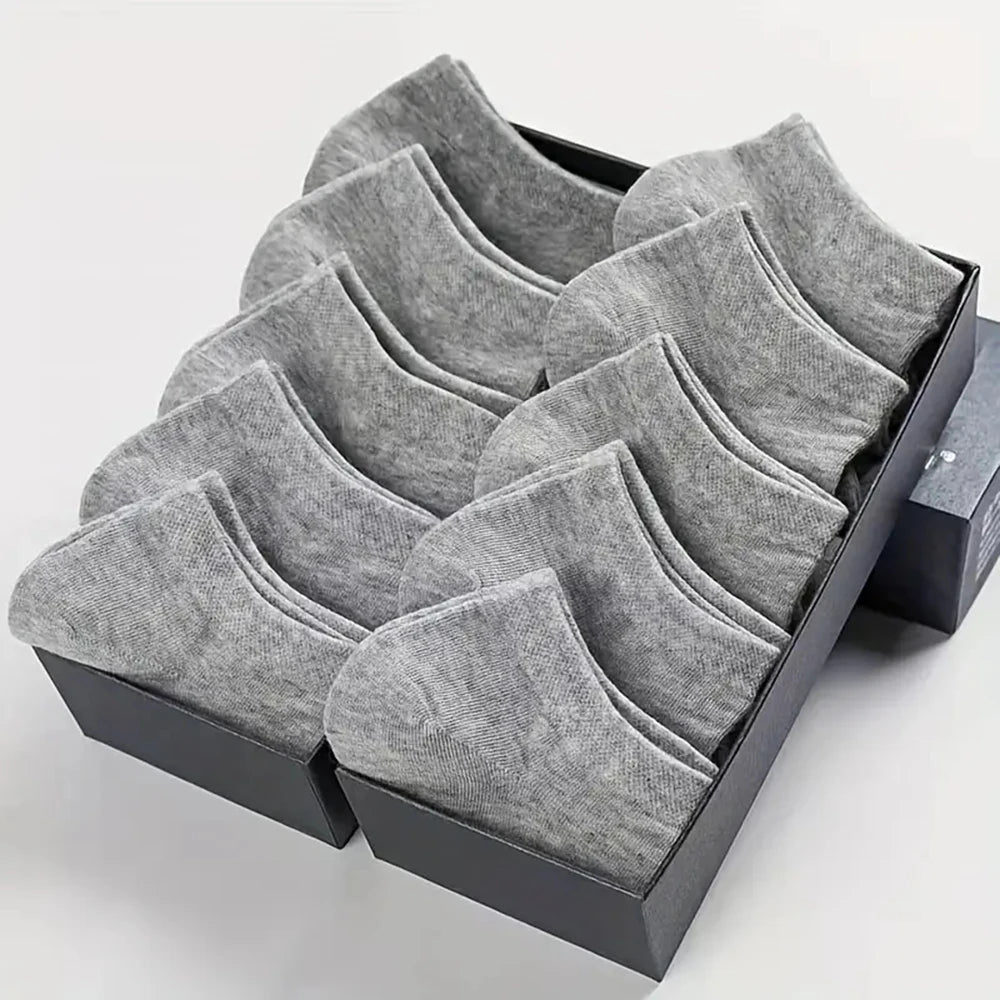 Men's Breathable Ankle Socks – Moisture Wicking Business for Daily Sport