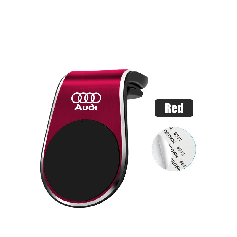 Magnetic Car Phone Mount – Universal Metal Holder for Audi Series Vehicles