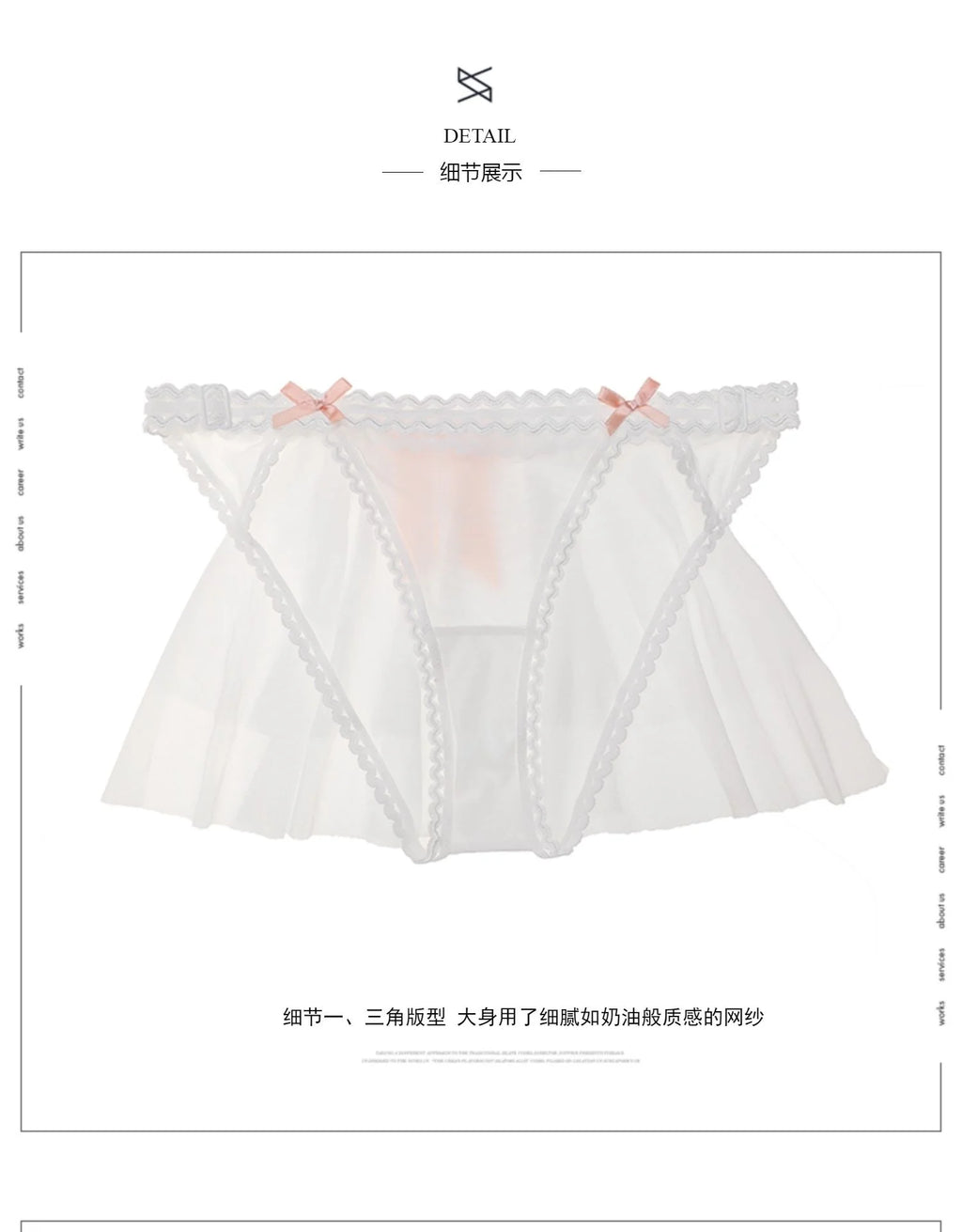 Lace Mesh Thong – Transparent Floral Lingerie for Sexy Occasions