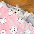 Thick Flannel Pet Mat – Soft Warm Sleeping Cushion for Small Dogs and Cats