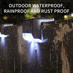 Warm White Solar LED Step Light – Waterproof Outdoor Lamp for Garden Patio