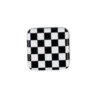 Plaid Checkerboard Folding Mirror – Portable Makeup Accessory for Travel