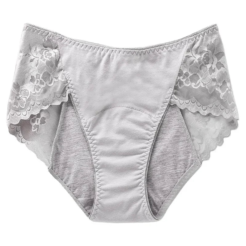 Lace Period Underwear – Leakproof Sanitary Shorts for Women's Menstrual Cycle