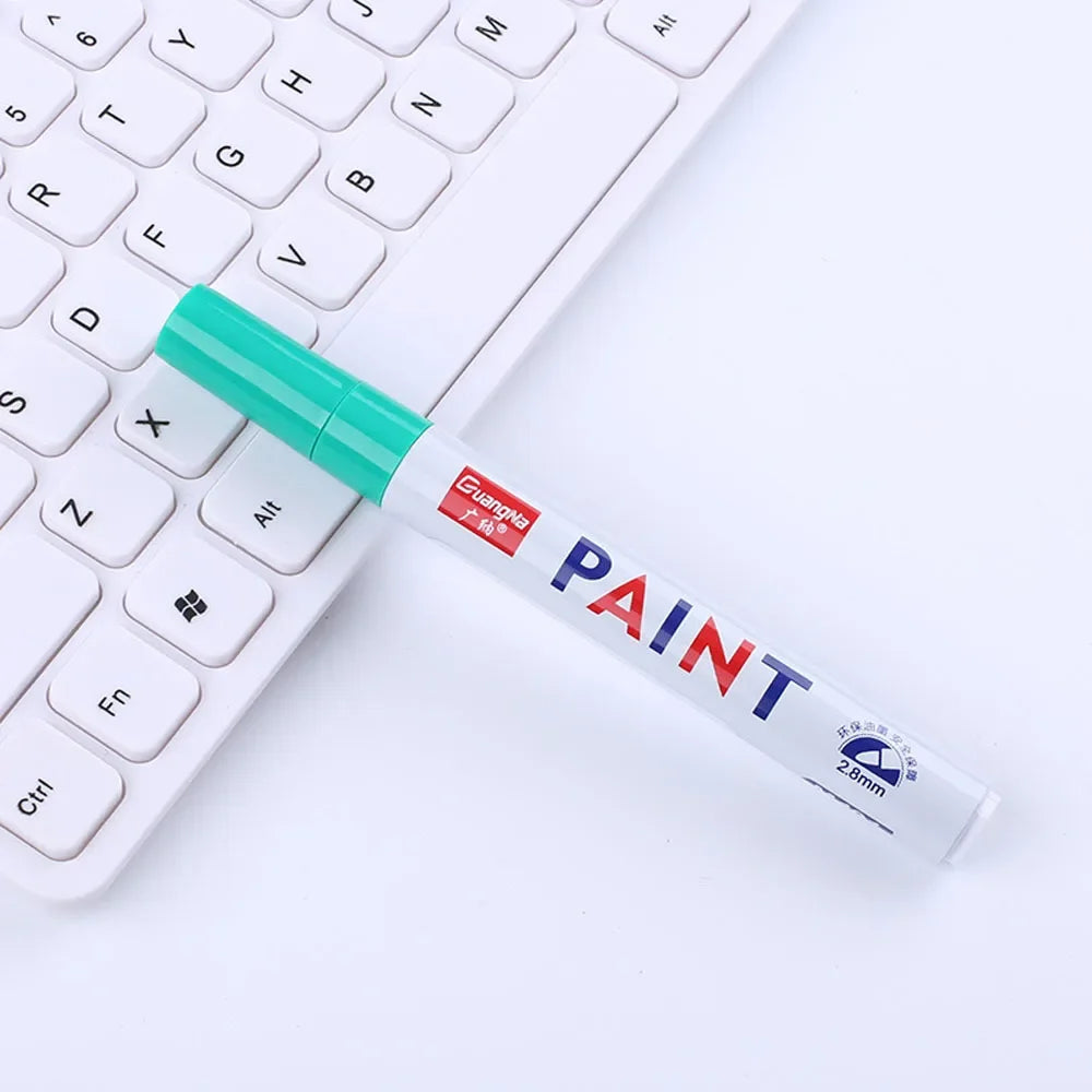 Permanent Paint Marker – Waterproof Oily Ink for Car Tires and Metal