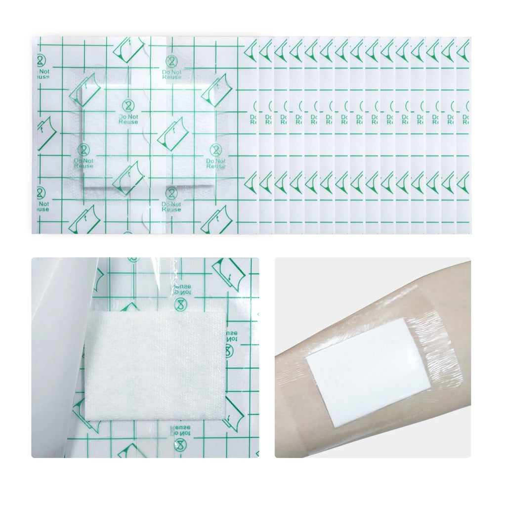 Waterproof PU Adhesive Wound Dressings – 10x15cm First Aid Medical Plasters