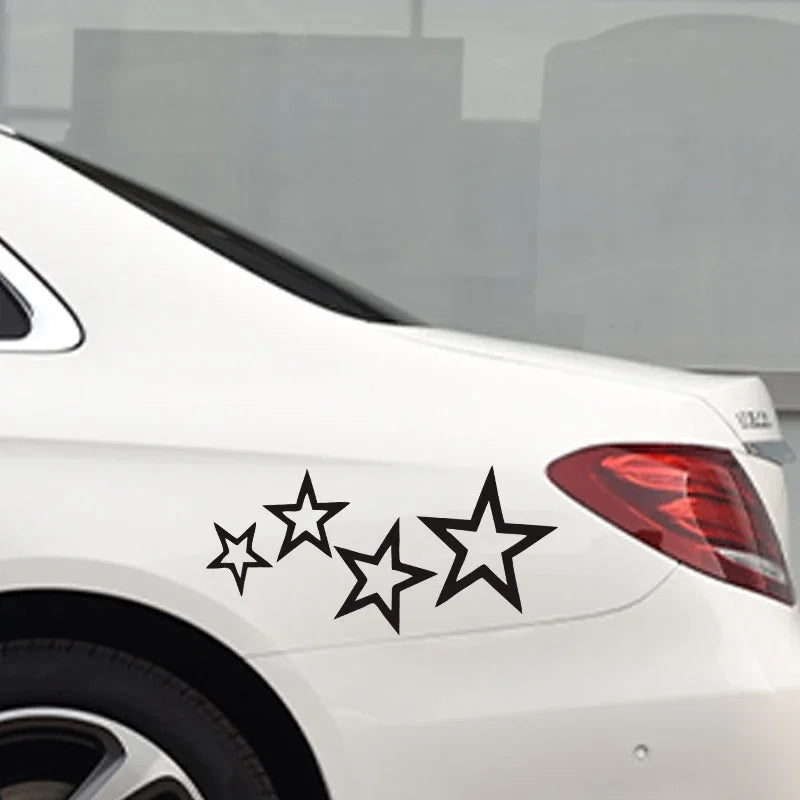 Star Vinyl Car Decal – 12x24cm Waterproof Sticker for Truck Bumper Window