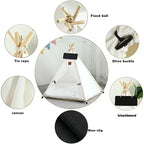 Portable Pet Teepee – Washable Indoor House for Cats and Small Dogs