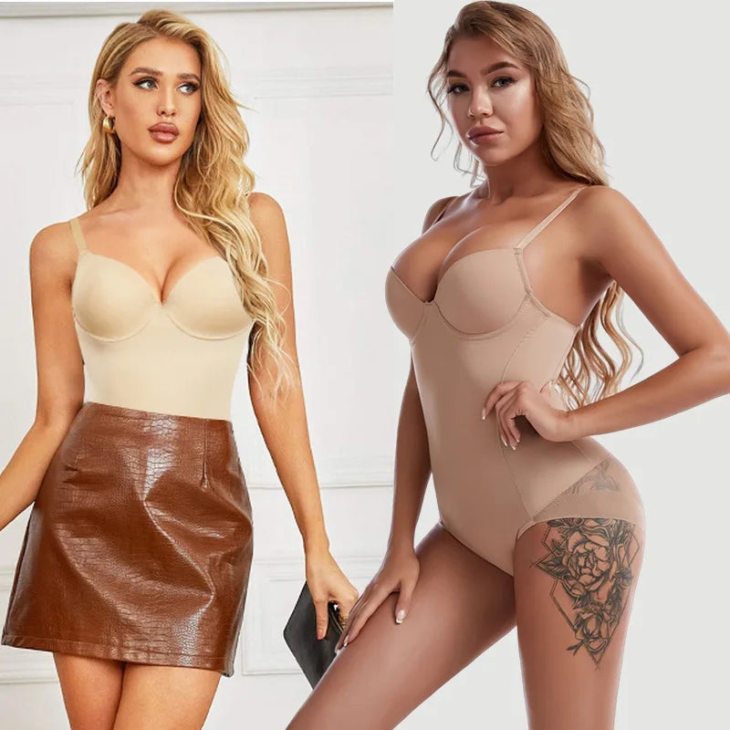 Slimming Shapewear Bodysuit – Tummy Control Underwire for Women Body Shaping
