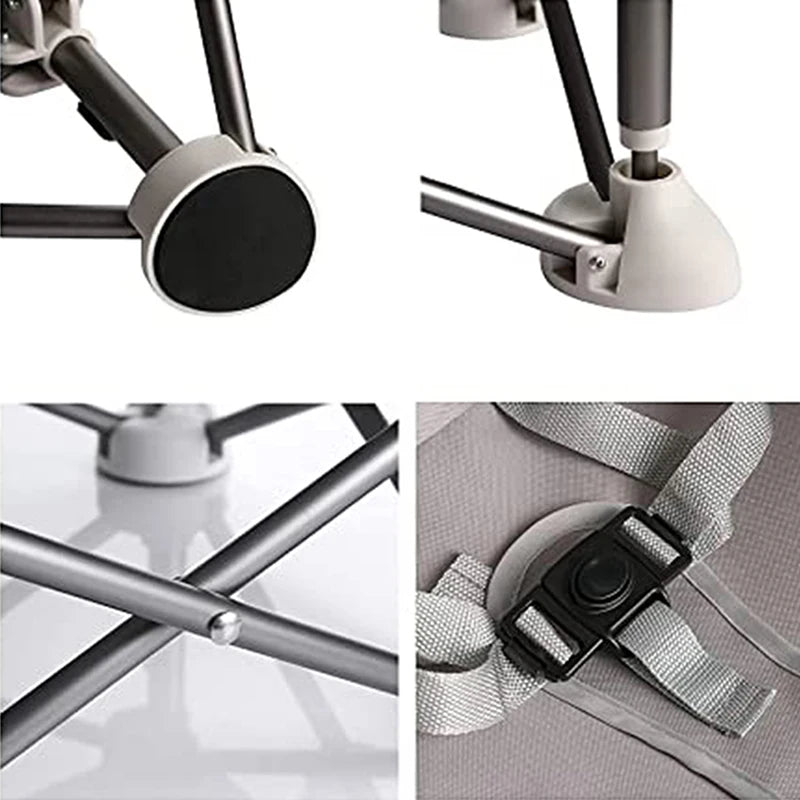 Portable Baby Booster Seat – Folding Dining Chair for Travel and Outdoor Use