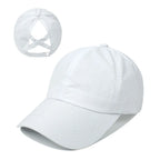 Ponytail Baseball Cap – Quick-Drying Mesh Visor for Outdoor Athleisure