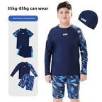 Boys Two-Piece Swimsuit – UV Protection Swimwear for Summer Swimming