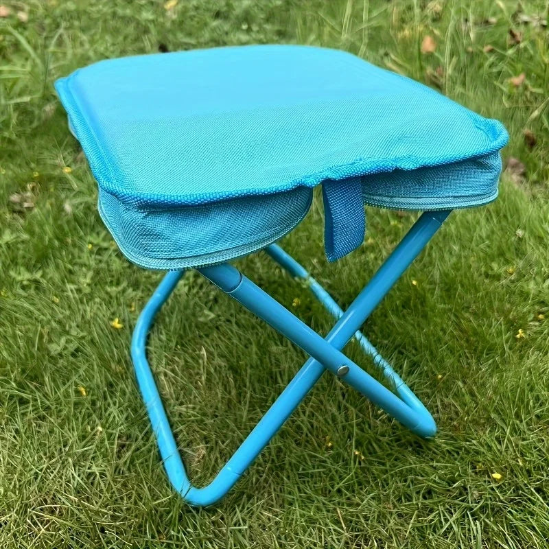 Portable Folding Stool – Lightweight Carrying Handle for Outdoor Camping