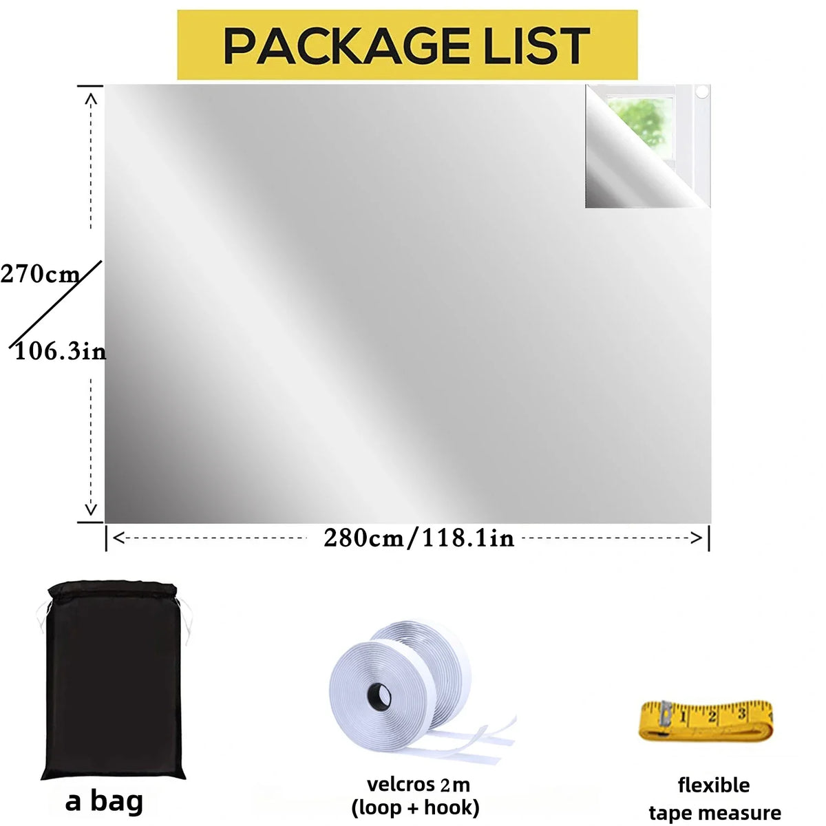 Blackout Window Privacy Film – Light Blocking Tint for Home Bedroom