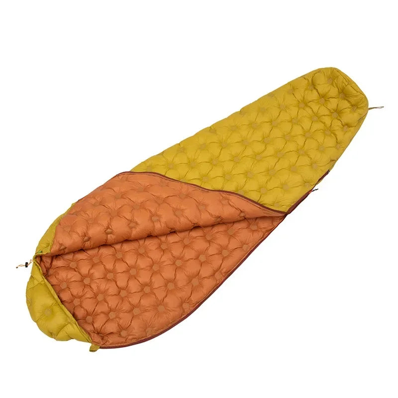 Ultralight Mummy Sleeping Bag – Duck Down for Outdoor Camping and Trekking