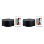 RGB LED Night Light Base – 16 Color Display Stand for Acrylic Art
