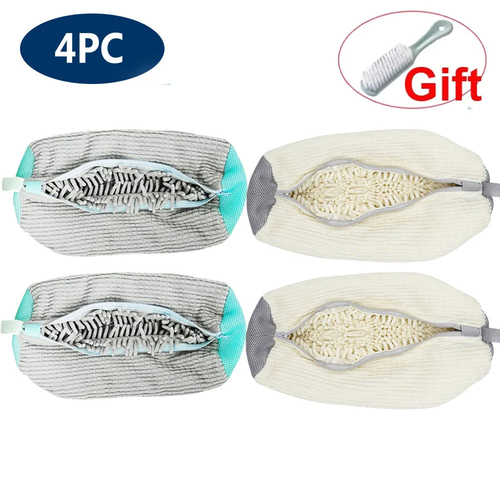 Mesh Sneaker Washing Bag – Reusable Protective Laundry Pouch for Tennis Shoes